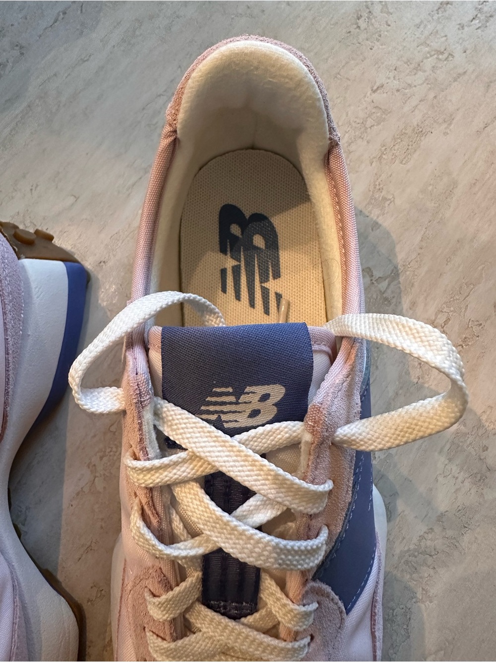 New in Box: New Balance 327
Size: 8 - B
Color: Pink Salt With Fairweather Blue - Picture 3 of 15